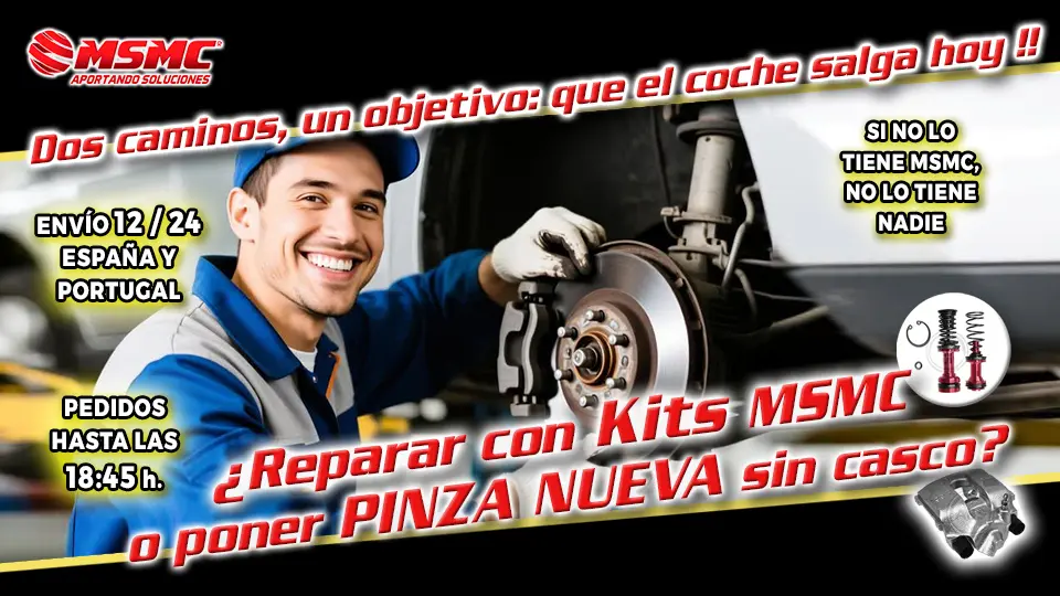 Dos caminos, un objetivo: el coche sale hoy del taller con MSMC 🚗